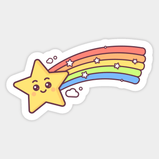 Shooting Star Sticker